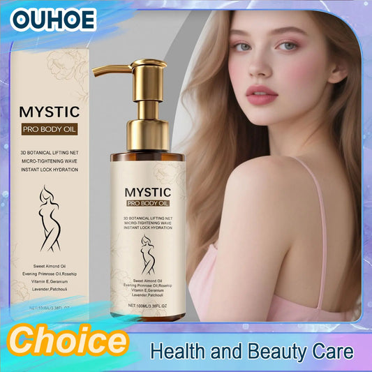 Firming Body Oil Glowing Nourishing Tightening Chest Thighs Brightening Improve Sagging Smoothing Moisturizing Massage Skin Care