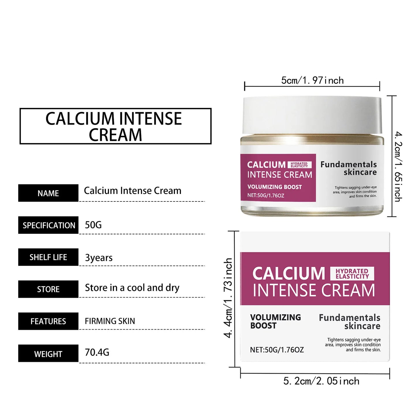 Tremella Moisturizing Face Cream Promote Collagen Production Repair Skin Barrier Improve Skin Sagging Nourishing Facial Lotion