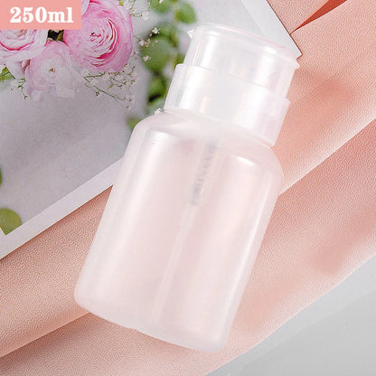 50/150/180/250ml Empty Pump Dispenser Liquid UV Gel Polish Nail Art Polish Clean Bottle Polish Cleanser Remover Bottle