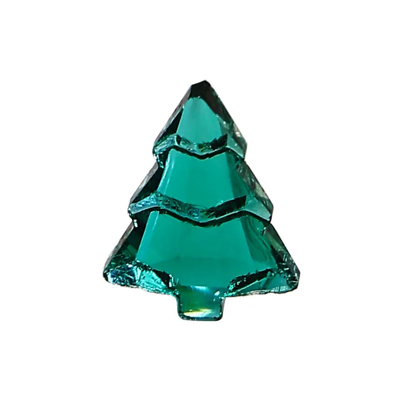 10PCS 3D Transparent Christmas Tree Nail Art Rhinestone Charms Gems Accessories For Winter Nail Decoration Design Supplies Parts