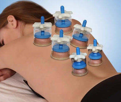 Vacuum Cupping body Massager ventosa Suction Cups jar Set plastic vacuum suction therapy cupping set cans for massage