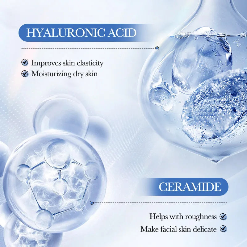 Ceramide Hyaluronic Acid Essence Anti-wrinkle Reduce Fine Lines Brightening Moisturizing Skin Care Products