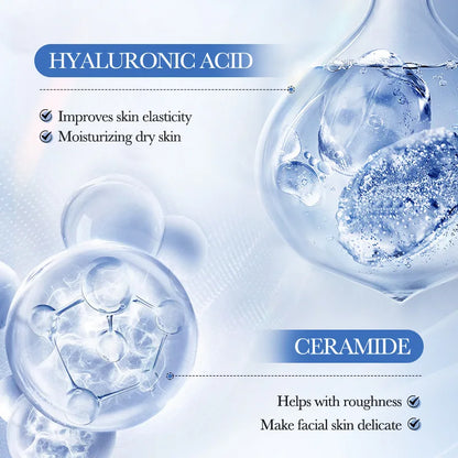 Ceramide Hyaluronic Acid Essence Anti-wrinkle Reduce Fine Lines Brightening Moisturizing Skin Care Products