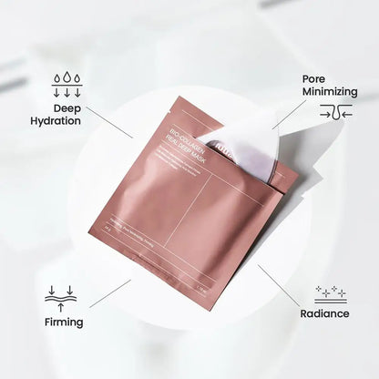 Bio Collagen Facial Mask Shrink Pores Deep Hydrating Overnight Mask Moisturizing Refreshing Brightening Face Korean Skin Care