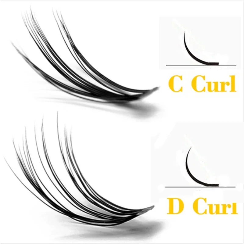 40/30/20D Cluster Mink Eyelashes Natural Eyelash Extension 1 box/60 bunches Indiviual bunches Soft box makeup Lashes wholesale