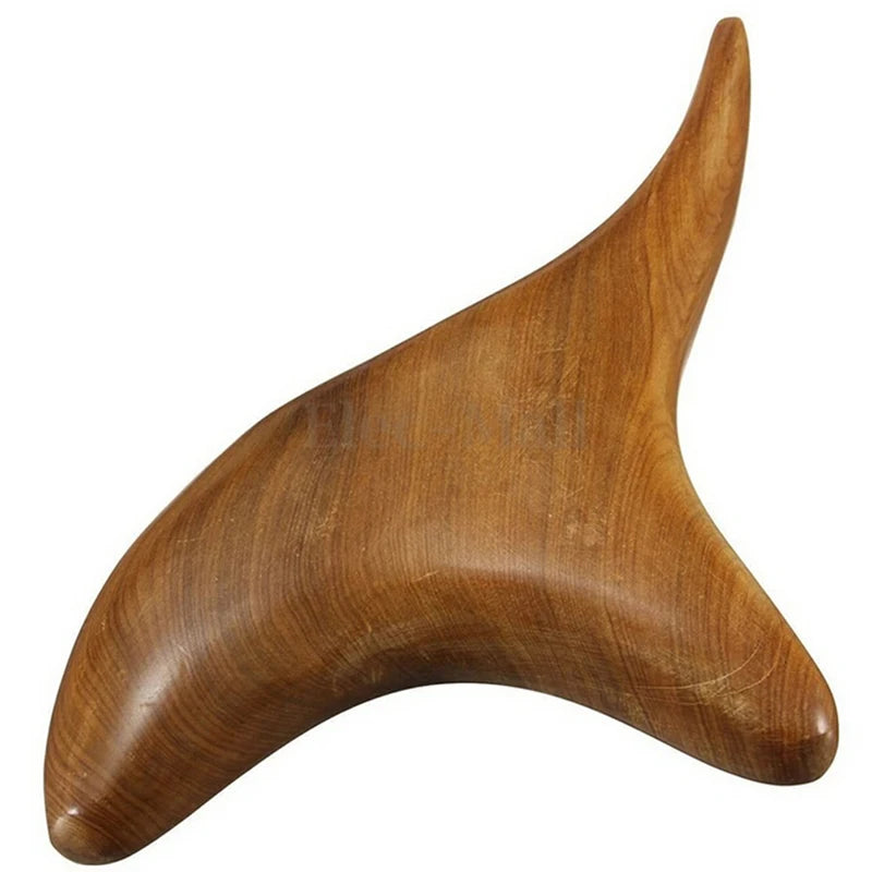 Camphor Wood Trigonometric Massage Cone Wooden Lymphatic Massage Stick Foot Massager Gua Sha Board Acupuncture Pen Stick