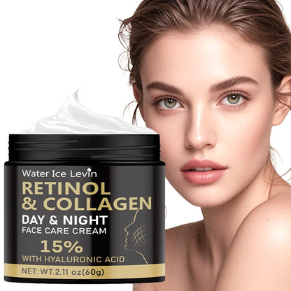 Advanced Retinol Smooth Skin Cream Vibrant Light Smooth Skin Combination Day and Night Use Vitamin C Moisturizing Cream Suitable for Sensitive Skin Retinol Moisturizing Cream