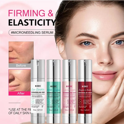 Korean Centella Asiatica Extract Soothes Moisturize Soft Firm Brighten Repair Skin Facial Collagen Microneedle Essence Lotion