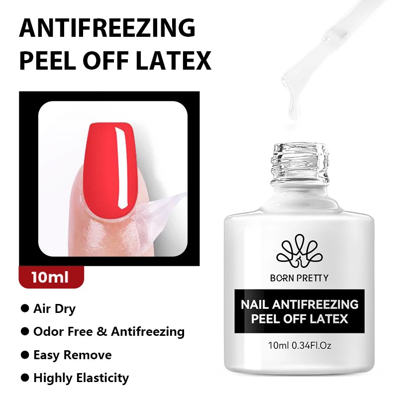 BORN PRETTY 10ml Nude Pink Gel Nail Polish Varnis Semi Permanent Nail Gel Varnish Soak Off UV Gel for Valentine's Day Gift Nails