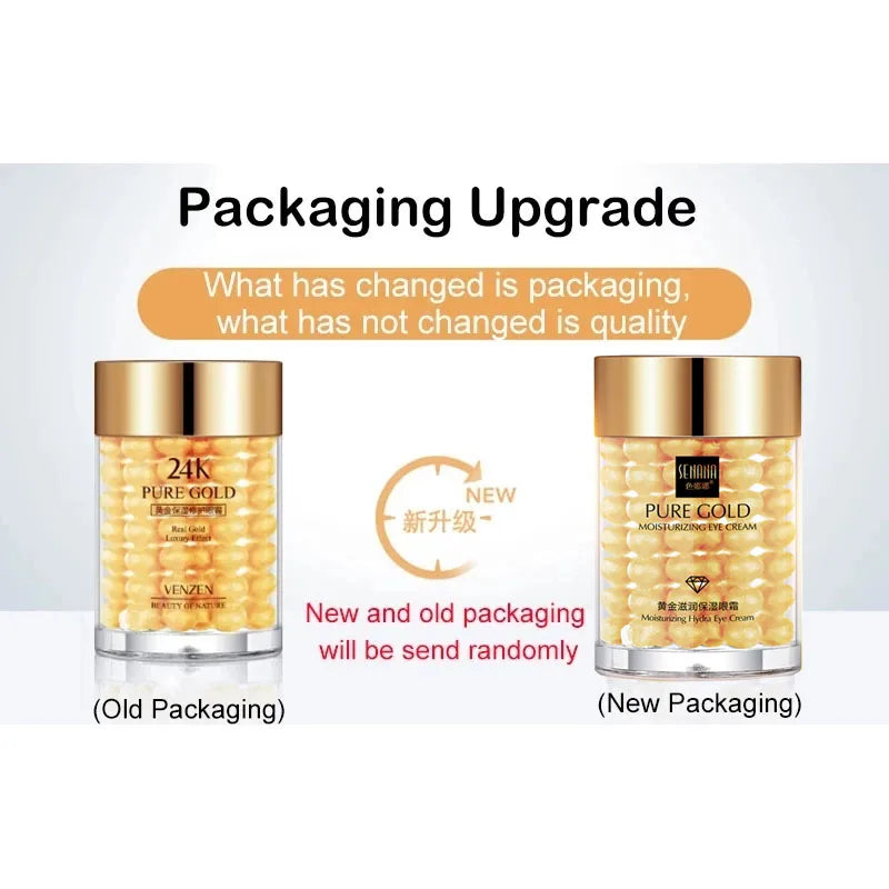 OneSpring Snail Cream Nourishing Anti Wrinkle+Gold Eye Cream Removal Dark Circles Eye Bag Repair Moisturizing Faical Skin Care