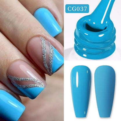 BORN PRETTY 10ml Nude Pink Gel Nail Polish Varnis Semi Permanent Nail Gel Varnish Soak Off UV Gel for Valentine's Day Gift Nails