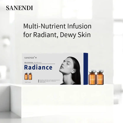 Sanendi Cocktail Serum for Facial Ampoule Hyaluronic Acid Dermapen Purifying Hydrating Skinbooster Korean Skincare Set 7ML*5Vial