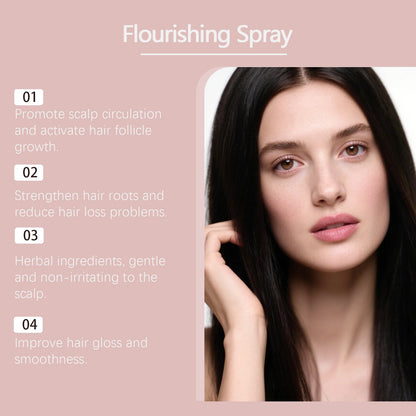 Biota Orientalis Leaf Hair Serum Spray Biotin Strengthen Hair Roots Reduces Dry Frizzy Breakage Hair Smoothing Care Scalp Serum