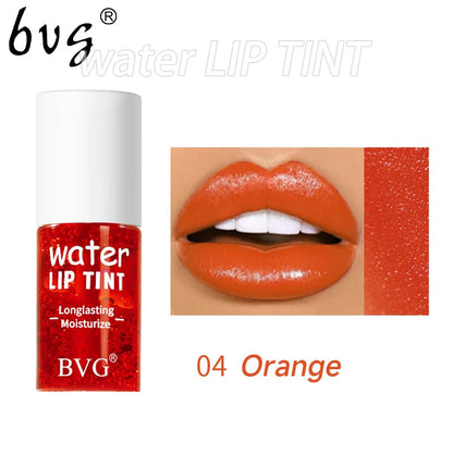Lip Staining Liquid Lip Glaze Staining Bite Makeup Non fading Long lasting Moisturizing Lip Gloss Sweetheart Transparent and Ten