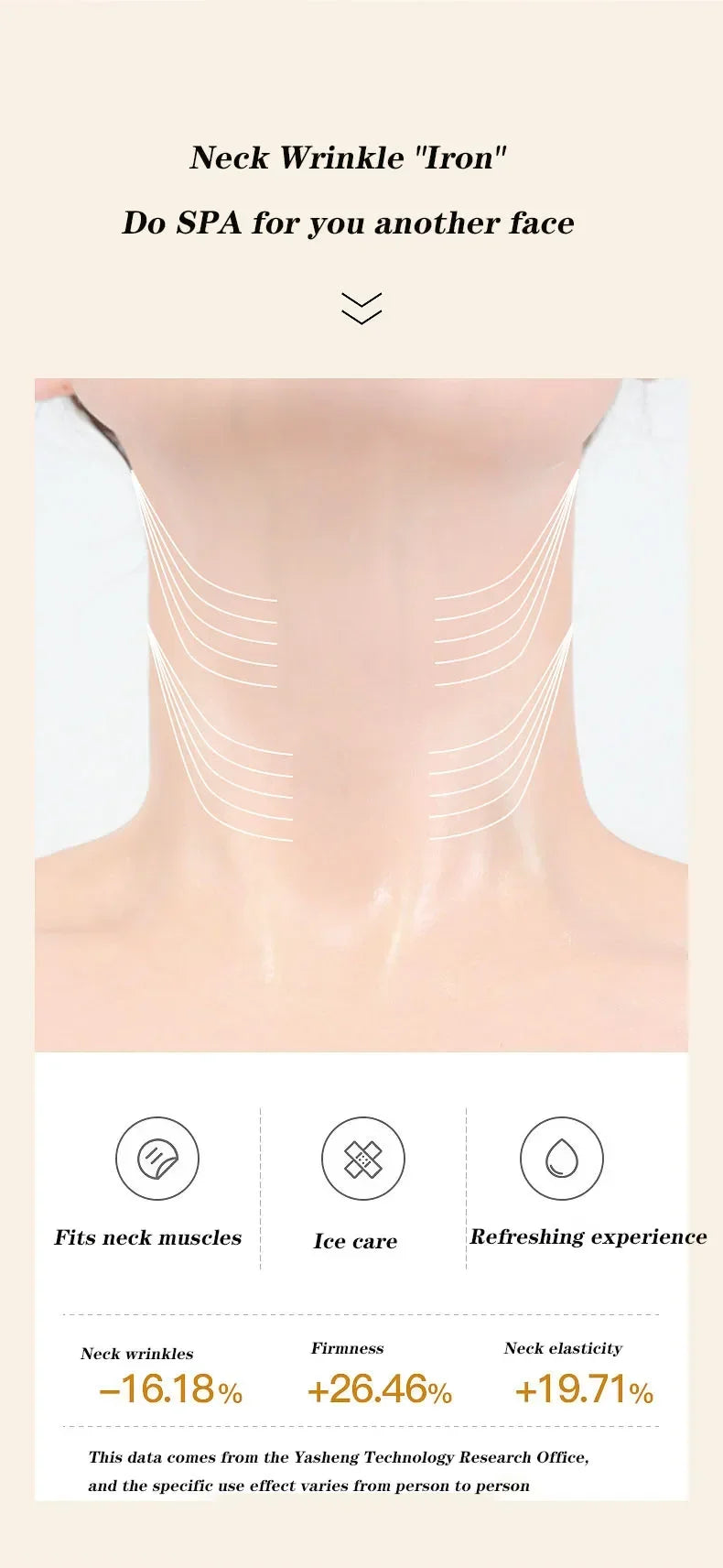Gold Firming Neck Mask Moisturizing Anti Wrinkles Anti-aging skincare Neck Masks Beauty Necks Skin Care Products