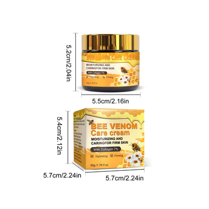 Bee Venom Skincare Cream, Propolis Moisturizing Balm for Wrinkle Removal, Hydration & Skin Tightening