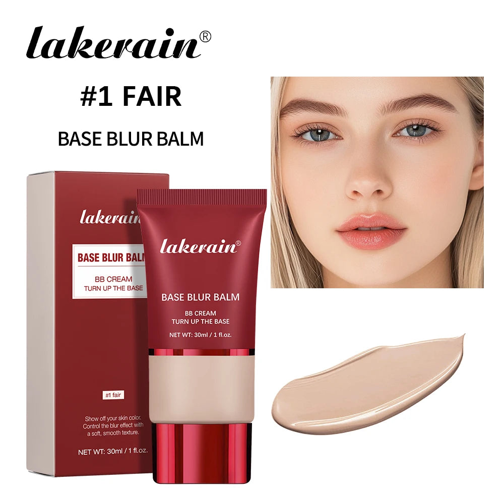 Matte Foundation Base Blur Soft Focus Matte Full Coverage Natural Fit Face Makeup Lightweight Long-Lasting Concealer BB Cream
