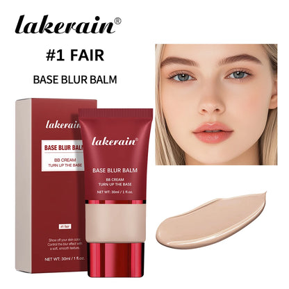 Matte Foundation Base Blur Soft Focus Matte Full Coverage Natural Fit Face Makeup Lightweight Long-Lasting Concealer BB Cream