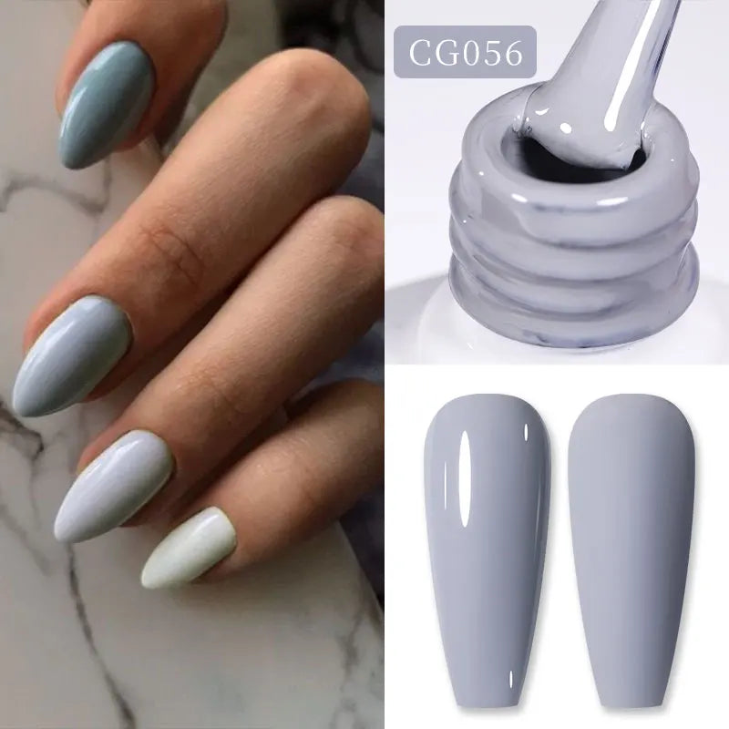 BORN PRETTY 10ml Nude Pink Gel Nail Polish Varnis Semi Permanent Nail Gel Varnish Soak Off UV Gel for Valentine's Day Gift Nails