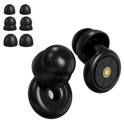 Ear Plugs for Sleeping Noise Cancelling,Reusable Silicone Earplugs Hearing Protection for Concert, Motorcycle,Sleep,and Snoring