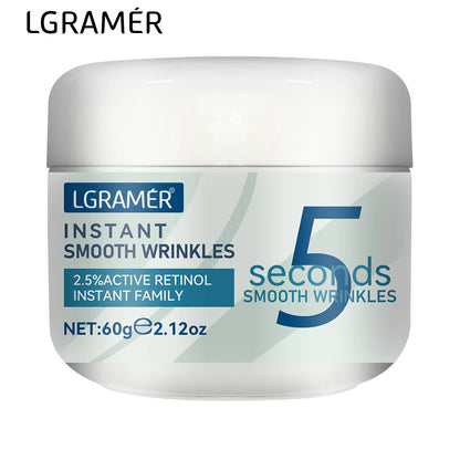 5 Seconds Retinol Anti-Wrinkle Cream Instant Anti Aging Line Fade Cream Firming Face Fine Skin Moisturizing Care Lifting Cream