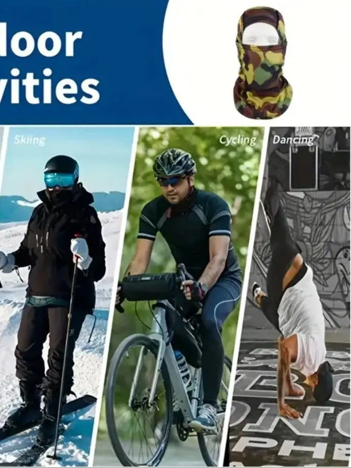 Tactical Balaclava Face Mask Summer Cooling Neck Gaiter Hiking Scarves Men Motorcycle Cycling Helmet Hood Sun Protection