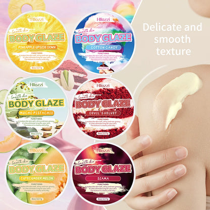The Dreamy Body Glaze series offers body care, moisturizing, long-lasting fragrance, and a smooth, silky finish.