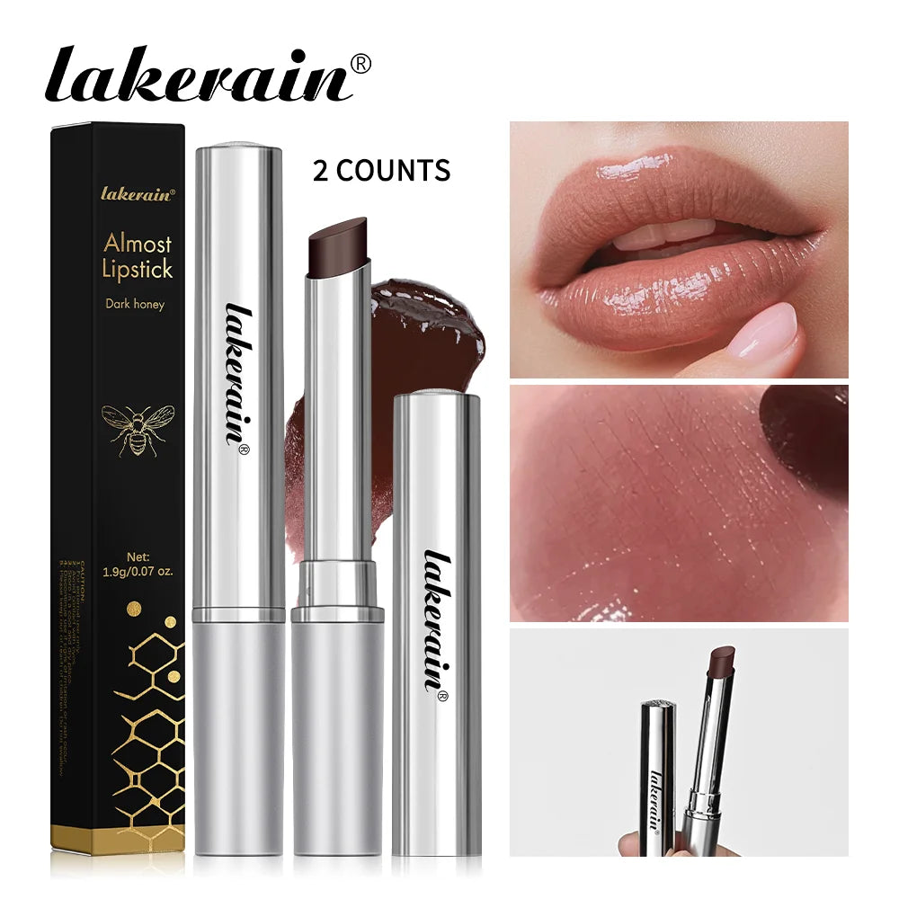 Honey Lipstick Tinted Lip Balm Lip Stain Moisturizing Nourishing Long-Lasting Lipstick for All Skin Tones Natural Woman Makeup