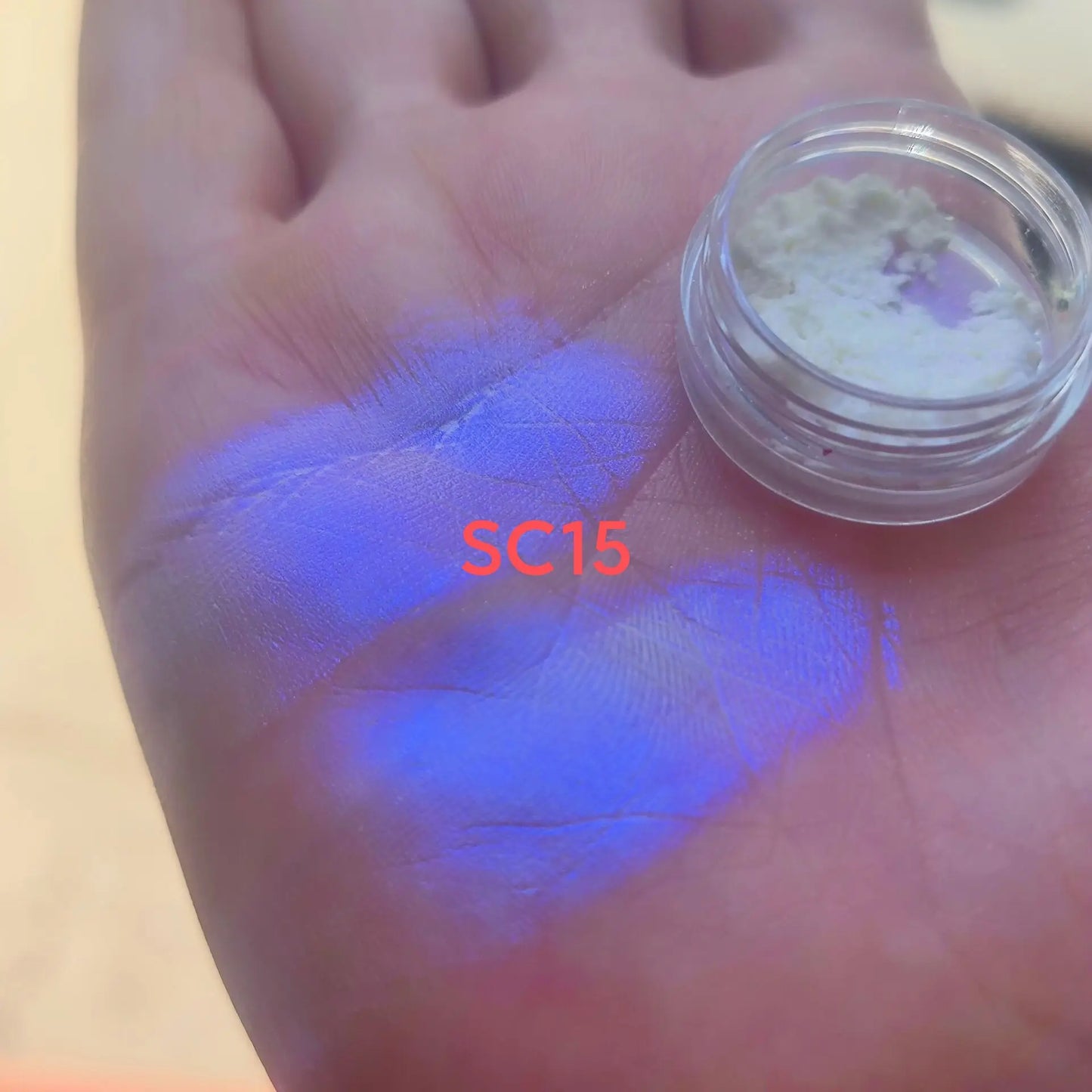 0.25g  White Chameleon Glitter Aurora Pigment Rainbow Highlights Multichrome Pigment Powder