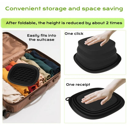 Portable Foldable Face Ice Bath Bowl for Facials Plunge Dipping Face Skincare Cold Compress Ice Therapy Wash Basin with Ice Tray