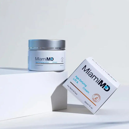 Miami MD Advanced Anti-Aging Cream Lifts and Firms the Skin Reduces Fine Lines Long-Lasting Moisturization for Neck Face