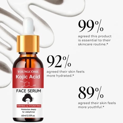 YOUNGCOME Kojic Acid Essence Moisturizing Facial Essence Face Care Skin Care Essence  Anti-Aging Face Serum Skin Care Products