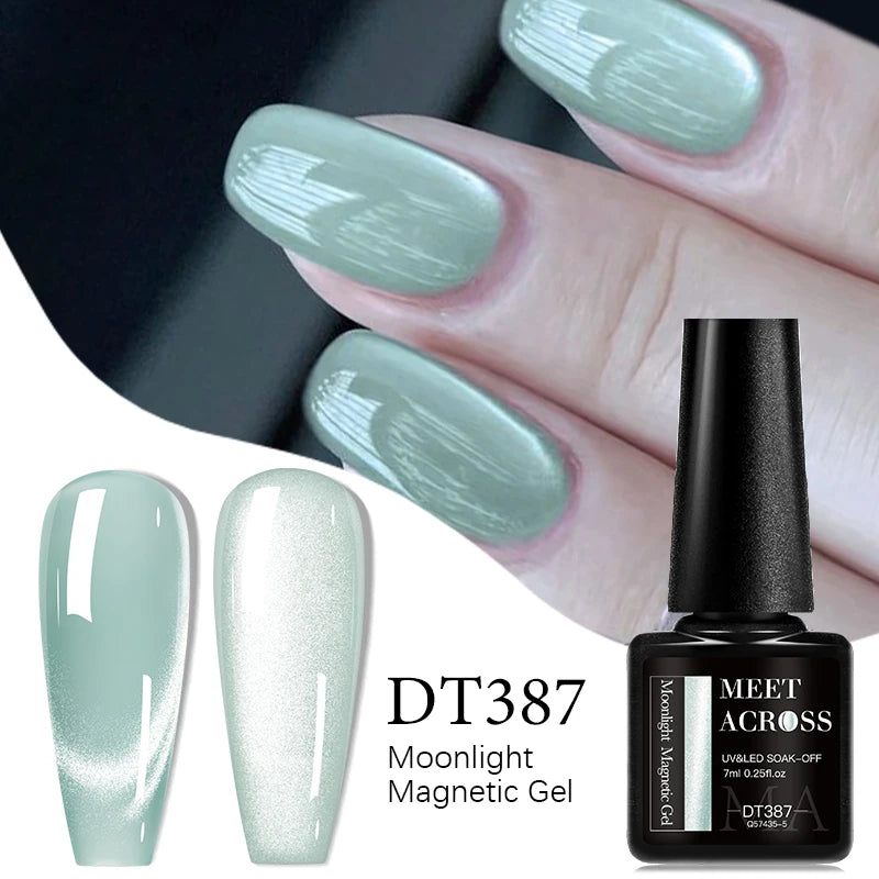 Cat Eye Gel Polish With Nail Magnet Tools For Creating Heart Shapes On Nails Semi Permanent Cat Magnetic Nail Art UV Gel Varnish