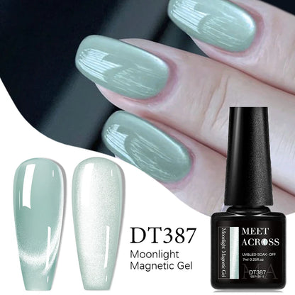 Cat Eye Gel Polish With Nail Magnet Tools For Creating Heart Shapes On Nails Semi Permanent Cat Magnetic Nail Art UV Gel Varnish