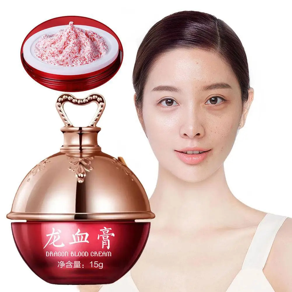 Dragon Blood Facial Cream 15g Anti Wrinkle & Moisturizing Formula Refines Pores & Improves Fine Lines Keeps Skin Smooth Soft