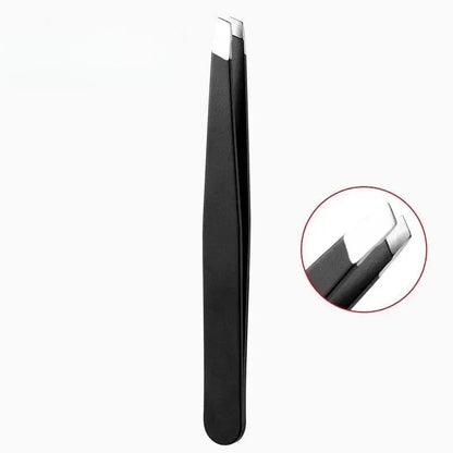 Stainless Steel Eyebrow Clip Plucking Tweezers Men's Beard Clip Eyebrow Clip Eyebrow Plucking Forceps Tweezers Hair Remover