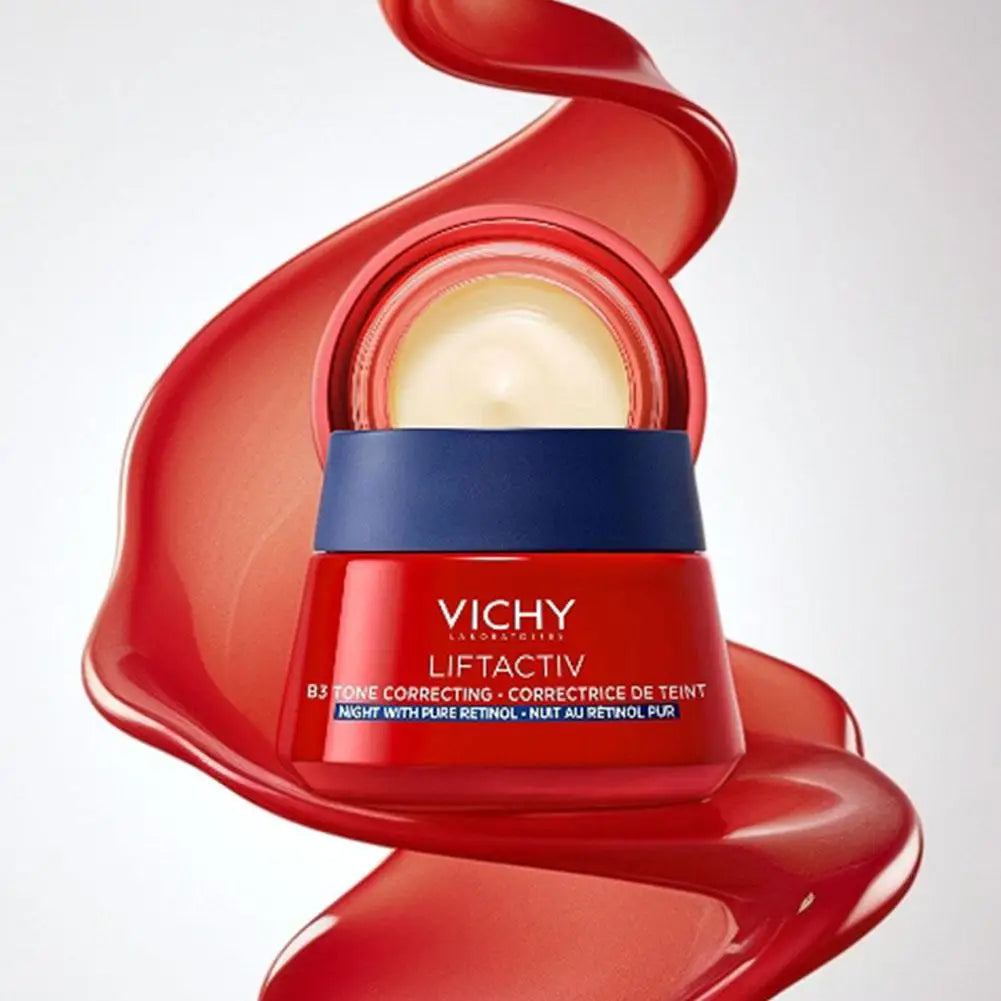 VICHY Moisturizing Collagen Cream Nourishing Fade Fine Lines Brighten Skin Tender Skin Tone Lock Water Skin Care