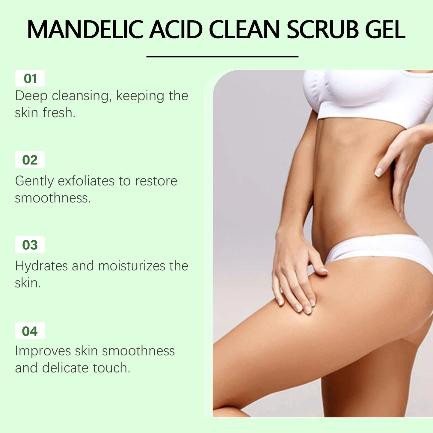 HOYGI Aloe Vera Exfoliating Gel Dead Skin Removal Deep Cleansing Pores Smooth Moisturizing Reduce Dryness Oil Control Skin Scrub