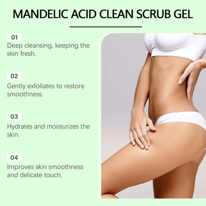 HOYGI Aloe Vera Exfoliating Gel Dead Skin Removal Deep Cleansing Pores Smooth Moisturizing Reduce Dryness Oil Control Skin Scrub