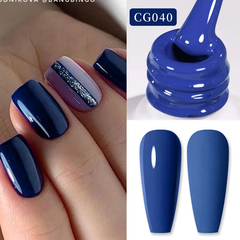 BORN PRETTY 10ml Nude Pink Gel Nail Polish Varnis Semi Permanent Nail Gel Varnish Soak Off UV Gel for Valentine's Day Gift Nails