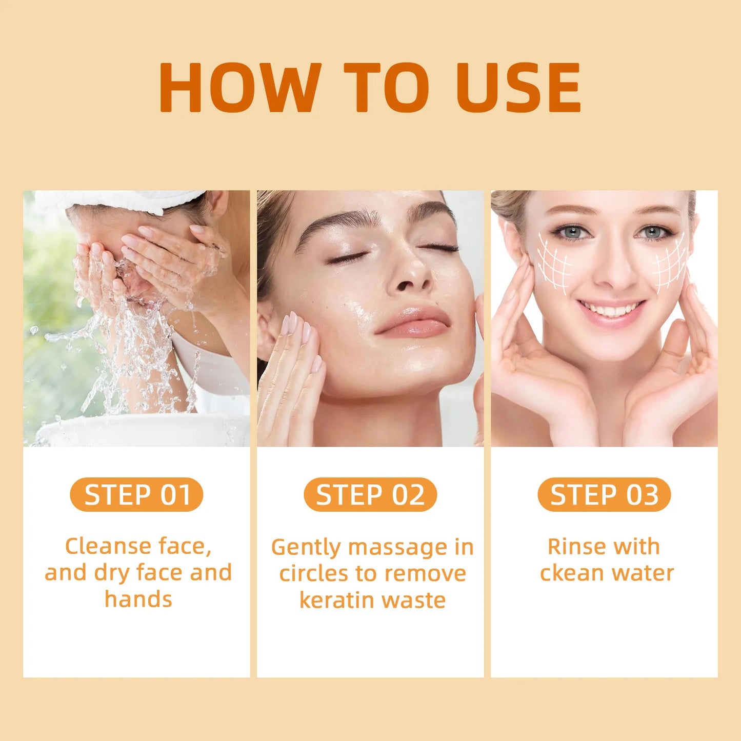 Orange Exfoliating Gel For Facial Body Gentle Orange Facial Scrub Body Cleansing Gel Dead Skin Remover Scrub Skin Cleaning