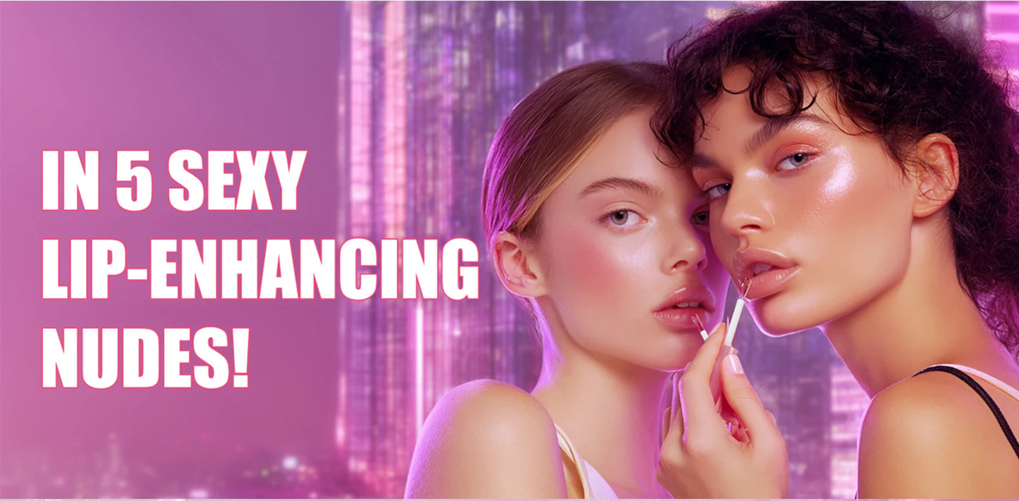 Lip Plumper, Moisturizing, Transparent, Lip Gloss, Stocking Stuffers, Fragrance-free, Korean Cosmetics