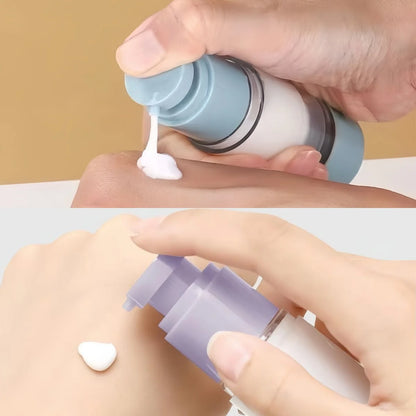 2/3pcs 3 color 30ml Plastic lotion vacuum bottle reusable simple Foundation make-up essence liquid Travel distribution bottle