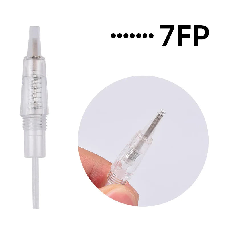 5PCS Microneedles Disposable Screw Needle Cartridge For Premium Charmant Permanent Tattoo Machine 1P 1D 2P 3P 3FP 5P 5FP 7FP 7P
