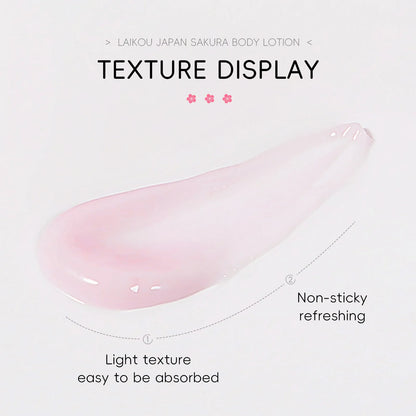 Laikou Cherry Blossom Body Lotion Moisturizing & Repairing  Winter Chapped Skin Care Moisturizing Without Greasiness 200g