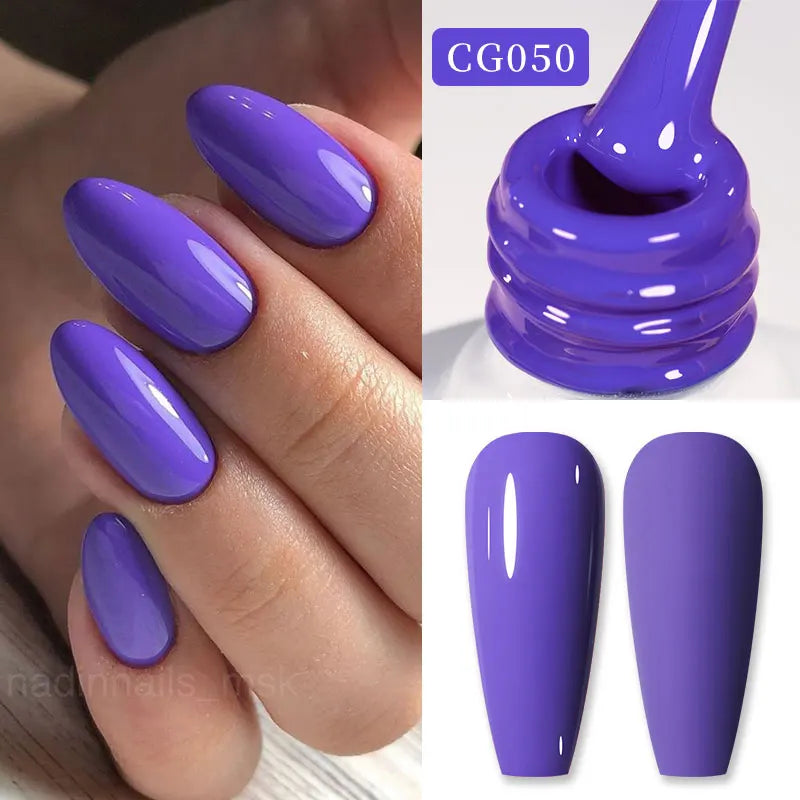 BORN PRETTY 10ml Nude Pink Gel Nail Polish Varnis Semi Permanent Nail Gel Varnish Soak Off UV Gel for Valentine's Day Gift Nails