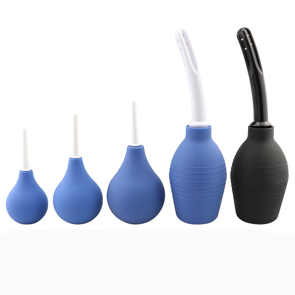 Unisex Enema Irrigator Enema Ball Syringe Anal Irrigation Cleaner Enema Colon Cleansing Men and Women Hygiene Enema Anal Cleaner