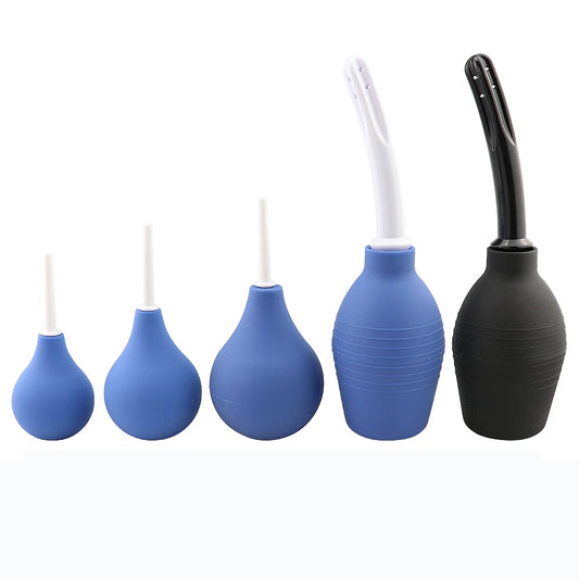Unisex Enema Irrigator Enema Ball Syringe Anal Irrigation Cleaner Enema Colon Cleansing Men and Women Hygiene Enema Anal Cleaner