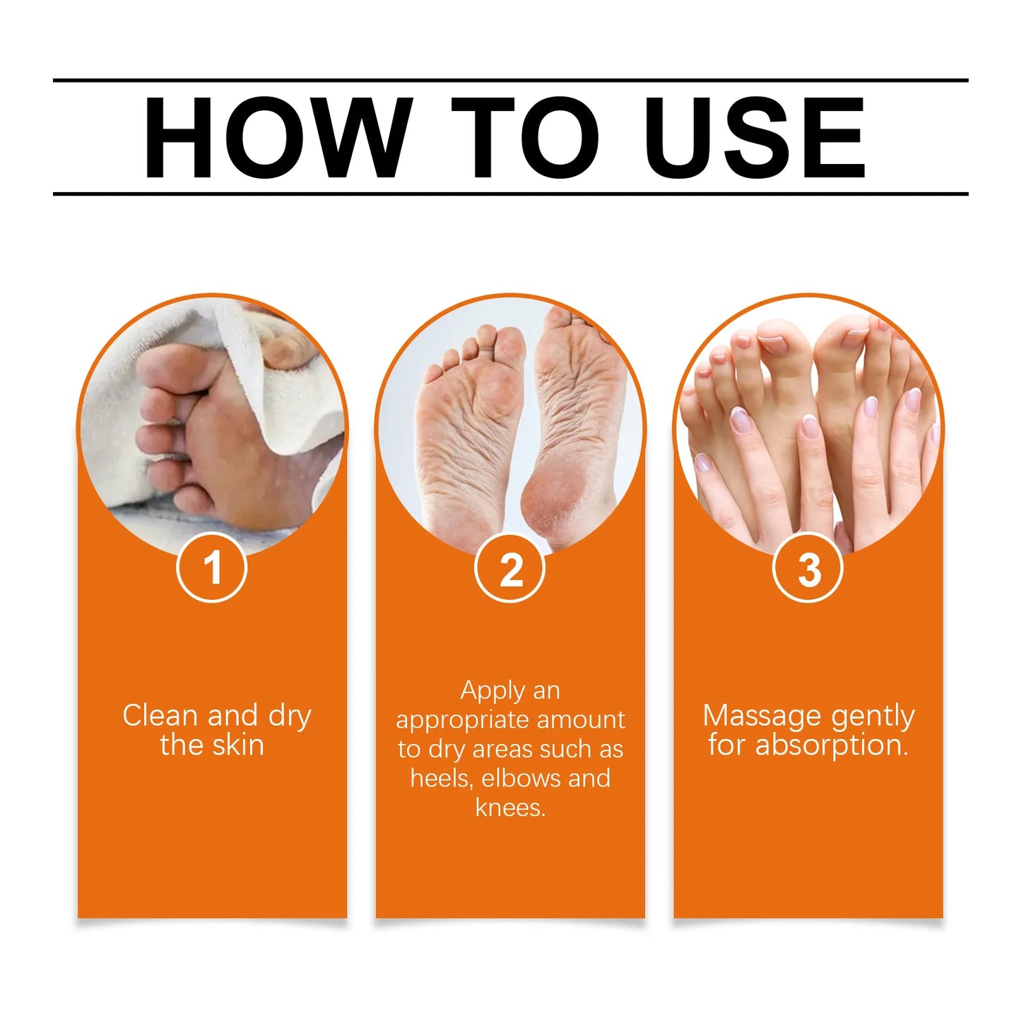 Honey Foot Care Cream Stick Nourishing Balm for Dry Cracked Feet Heel Exfoliation Softening Skin Ultra-Hydrating Hand Foot Balm