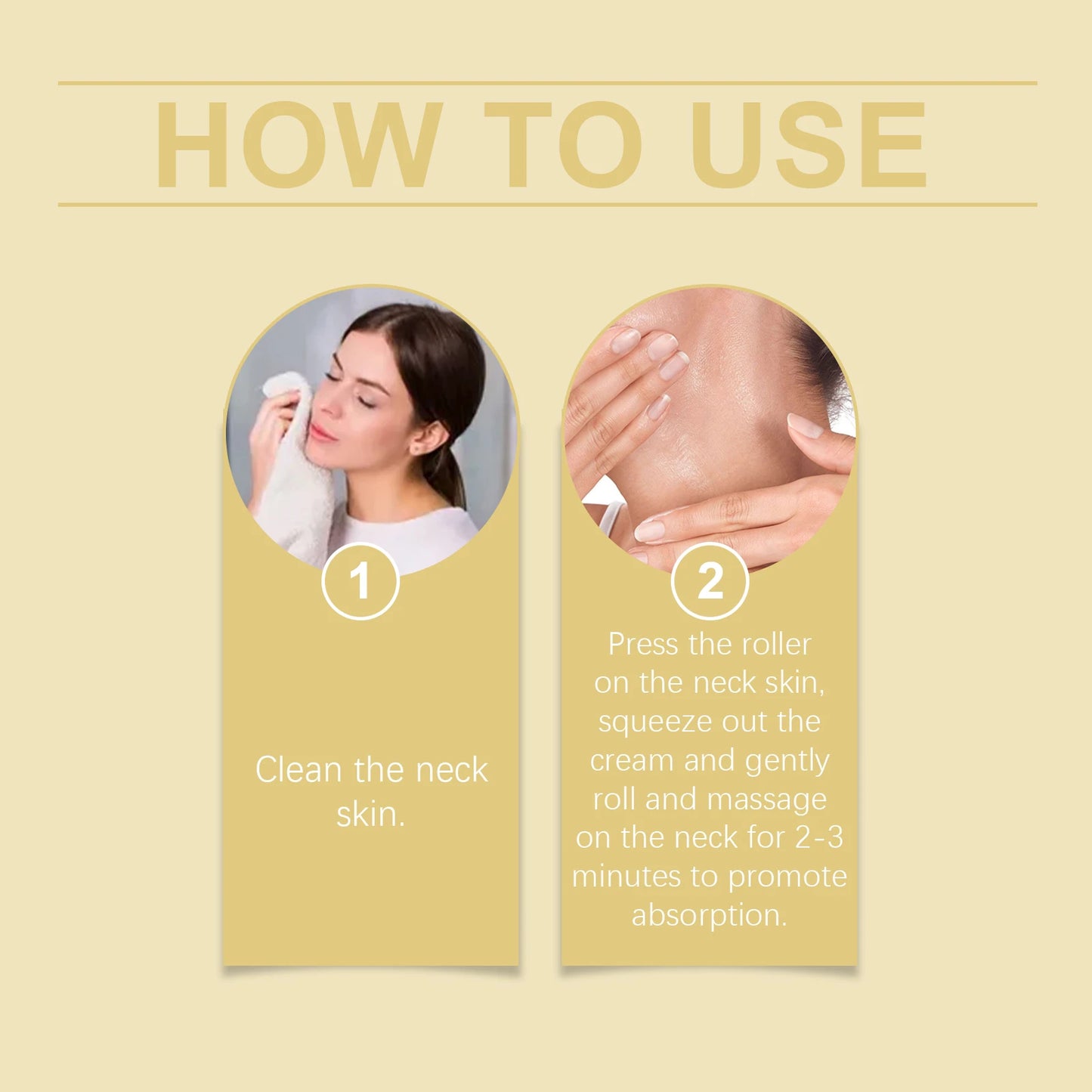 AH-8 Firming Neck Cream Moisturizer Anti Aging Smoothing Wrinkles Electric Massage Polypeptide Eye Cream Eye & Neck Skincare Set